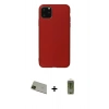 MARSİLYAN™- iPhone 11 Pro Max Kılıf Kozmos Yansıma Özel Seri - Siyah Joko Magic 5D Hayalet Cam + Rainbow Kamera Lens Koruma Cam - YL