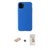 MARSİLYAN™- iPhone 11 Pro Max Kılıf Kozmos Yansıma Özel Seri - Siyah Mat Seramik Nano Ekran Koruyucu + Renkli Kamera Lens Koruma Cam - TU