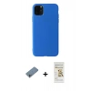 MARSİLYAN™- iPhone 11 Pro Max Kılıf Kozmos Yansıma Özel Seri - Siyah Mat Seramik Nano Ekran Koruyucu + Shine Kamera Lens Koruma Cam - SABE