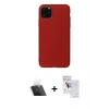 MARSİLYAN™- iPhone 11 Pro Max Kılıf Kozmos Yansıma Özel Seri - Siyah Seramik Nano Ekran Koruyucu + Kamera Lens Koruma Cam - SF