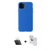 MARSİLYAN™- iPhone 11 Pro Max Kılıf Kozmos Yansıma Özel Seri - Siyah Seramik Nano Ekran Koruyucu + Kamera Lens Koruma Cam - SF