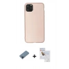MARSİLYAN™- iPhone 11 Pro Max Kılıf Kozmos Yansıma Özel Seri - Siyah Seramik Nano Ekran Koruyucu + Metal Kamera Lens Koruma Cam - MI
