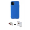 MARSİLYAN™- iPhone 11 Pro Max Kılıf Kozmos Yansıma Özel Seri - Siyah Seramik Nano Ekran Koruyucu + Pers Alüminyum Kamera Lens - KI
