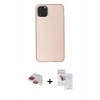 MARSİLYAN™- iPhone 11 Pro Max Kılıf Kozmos Yansıma Özel Seri - Siyah Seramik Nano Ekran Koruyucu + Pers Alüminyum Kamera Lens - KI