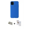 MARSİLYAN™- iPhone 11 Pro Max Kılıf Kozmos Yansıma Özel Seri - Siyah Seramik Nano Ekran Koruyucu + Rainbow Kamera Lens Koruma Cam - GD