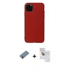 MARSİLYAN™- iPhone 11 Pro Max Kılıf Kozmos Yansıma Özel Seri - Siyah Seramik Nano Ekran Koruyucu + Shine Kamera Lens Koruma Cam - GI