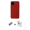 MARSİLYAN™- iPhone 11 Pro Max Kılıf Kozmos Yansıma Özel Seri - Siyah Seramik Nano Ekran Koruyucu + Shine Kamera Lens Koruma Cam - SABE