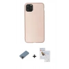 MARSİLYAN™- iPhone 11 Pro Max Kılıf Kozmos Yansıma Özel Seri - Siyah Seramik Nano Ekran Koruyucu + Metal Kamera Lens Koruma Cam - SH