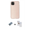 MARSİLYAN™- iPhone 11 Pro Max Kılıf Kozmos Yansıma Özel Seri - Siyah Seramik Nano Ekran Koruyucu + Siyah Shine Kamera Lens Koruma Cam