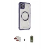 MARSİLYAN™- iPhone 11 Pro Max Kılıf Kutup Modern - Siyah Joko Magic 5D Hayalet Cam + Pers Alüminyum Kamera Lens - KI