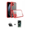 MARSİLYAN™- iPhone 11 Pro Max Kılıf Nova Asil Özel Seri - Şeffaf 360 Full Body Arka Koruyucu + Şeffaf Kamera Lens Koruma Cam