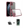 MARSİLYAN™- iPhone 11 Pro Max Kılıf Nova Asil Özel Seri - Şeffaf 360 Full Body Arka Koruyucu + Şeffaf Kamera Lens Koruma Cam
