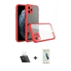 MARSİLYAN™- iPhone 11 Pro Max Kılıf Nova Asil Özel Seri - Şeffaf Pasifik Cam Ekran Koruyucu + Kamera Lens Koruma Cam - SF