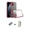 MARSİLYAN™- iPhone 11 Pro Max Kılıf Nova Asil Özel Seri - Siyah 20D Premium Cam Ekran Koruyucu + Açık Yeşil Metal Kamera Lens Koruma Cam