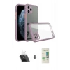 MARSİLYAN™- iPhone 11 Pro Max Kılıf Nova Asil Özel Seri - Siyah 20D Premium Cam Ekran Koruyucu + Kamera Lens Koruma Cam - SF