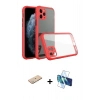 MARSİLYAN™- iPhone 11 Pro Max Kılıf Nova Asil Özel Seri - Siyah 3D Antistatik Cam Ekran Koruyucu + Renkli Kamera Lens Koruma Cam - YL