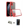MARSİLYAN™- iPhone 11 Pro Max Kılıf Nova Asil Özel Seri - Siyah 3D Antistatik Hayalet Cam Ekran Koruyucu + Rainbow Kamera Lens Koruma Cam - YL