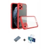 MARSİLYAN™- iPhone 11 Pro Max Kılıf Nova Asil Özel Seri - Siyah 3D Antistatik Seramik Nano Ekran Koruyucu + Metal Kamera Lens Koruma Cam - GS