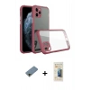 MARSİLYAN™- iPhone 11 Pro Max Kılıf Nova Asil Özel Seri - Siyah 6D Mat Seramik Hayalet Nano Ekran Koruyucu + Shine Kamera Lens Koruma Cam - GD