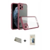MARSİLYAN™- iPhone 11 Pro Max Kılıf Nova Asil Özel Seri - Siyah 6D Mat Seramik Hayalet Nano Ekran Koruyucu + Rainbow Kamera Lens Koruma Cam - GD