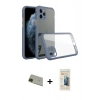 MARSİLYAN™- iPhone 11 Pro Max Kılıf Nova Asil Özel Seri - Siyah 6D Mat Seramik Hayalet Nano Ekran Koruyucu + Rainbow Kamera Lens Koruma Cam - YL