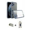 MARSİLYAN™- iPhone 11 Pro Max Kılıf Nova Asil Özel Seri - Siyah Bilvis Hayalet Cam Ekran Koruyucu + Rainbow Kamera Lens Koruma Cam - YL