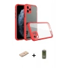 MARSİLYAN™- iPhone 11 Pro Max Kılıf Nova Asil Özel Seri - Siyah Joko Magic 5D Hayalet Cam + Renkli Kamera Lens Koruma Cam - MI