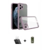 MARSİLYAN™- iPhone 11 Pro Max Kılıf Nova Asil Özel Seri - Siyah Joko Magic 5D Hayalet Cam + Şeffaf Kamera Lens Koruma Cam