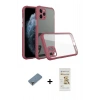 MARSİLYAN™- iPhone 11 Pro Max Kılıf Nova Asil Özel Seri - Siyah Mat Seramik Nano Ekran Koruyucu + Metal Kamera Lens Koruma Cam - GD