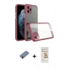 MARSİLYAN™- iPhone 11 Pro Max Kılıf Nova Asil Özel Seri - Siyah Mat Seramik Nano Ekran Koruyucu + Shine Kamera Lens Koruma Cam - PE