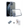 MARSİLYAN™- iPhone 11 Pro Max Kılıf Nova Asil Özel Seri - Siyah Seramik Nano Ekran Koruyucu + Metal Kamera Lens Koruma Cam - GD