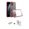 MARSİLYAN™- iPhone 11 Pro Max Kılıf Nova Asil Özel Seri - Siyah Seramik Nano Ekran Koruyucu + Renkli Kamera Lens Koruma Cam - SI