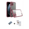 MARSİLYAN™- iPhone 11 Pro Max Kılıf Nova Asil Özel Seri - Siyah Seramik Nano Ekran Koruyucu + Shine Kamera Lens Koruma Cam - PE