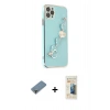 MARSİLYAN™- iPhone 11 Pro Max Kılıf Nova Işık Prime - Siyah 6D Mat Seramik Hayalet Nano Ekran Koruyucu + Metal Kamera Lens Koruma Cam - MR