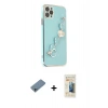 MARSİLYAN™- iPhone 11 Pro Max Kılıf Nova Işık Prime - Siyah 6D Mat Seramik Hayalet Nano Ekran Koruyucu + Shine Kamera Lens Koruma Cam - SABE