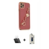 MARSİLYAN™- iPhone 11 Pro Max Kılıf Nova Işık Prime - Siyah Bilvis Hayalet Cam Ekran Koruyucu + Kamera Lens Koruma Cam - SF