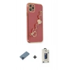 MARSİLYAN™- iPhone 11 Pro Max Kılıf Nova Işık Prime - Siyah Bilvis Hayalet Cam Ekran Koruyucu + Metal Kamera Lens Koruma Cam - MI