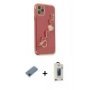 MARSİLYAN™- iPhone 11 Pro Max Kılıf Nova Işık Prime - Siyah Bilvis Hayalet Cam Ekran Koruyucu + Shine Kamera Lens Koruma Cam - SH