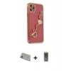MARSİLYAN™- iPhone 11 Pro Max Kılıf Nova Işık Prime - Siyah Joko Magic 5D Hayalet Cam + Rainbow Kamera Lens Koruma Cam - GD
