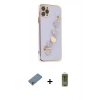 MARSİLYAN™- iPhone 11 Pro Max Kılıf Nova Işık Prime - Siyah Joko Magic 5D Hayalet Cam + Shine Kamera Lens Koruma Cam - GS