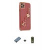MARSİLYAN™- iPhone 11 Pro Max Kılıf Nova Işık Prime - Siyah Joko Magic 5D Hayalet Cam + Metal Kamera Lens Koruma Cam - GS