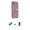 MARSİLYAN™- iPhone 11 Pro Max Kılıf Nova Işık Prime - Siyah Joko Magic 5D Hayalet Cam + Metal Kamera Lens Koruma Cam - SH