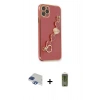 MARSİLYAN™- iPhone 11 Pro Max Kılıf Nova Işık Prime - Siyah Joko Magic 5D Hayalet Cam + Pers Alüminyum Kamera Lens - LT