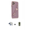 MARSİLYAN™- iPhone 11 Pro Max Kılıf Nova Işık Prime - Siyah Joko Magic 5D Hayalet Cam + Pers Alüminyum Kamera Lens - LT