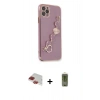MARSİLYAN™- iPhone 11 Pro Max Kılıf Nova Işık Prime - Siyah Joko Magic 5D Hayalet Cam + Pers Alüminyum Kamera Lens - KI