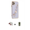 MARSİLYAN™- iPhone 11 Pro Max Kılıf Nova Işık Prime - Siyah Joko Magic 5D Hayalet Cam + Pers Alüminyum Kamera Lens - KI