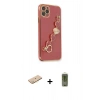MARSİLYAN™- iPhone 11 Pro Max Kılıf Nova Işık Prime - Siyah Joko Magic 5D Hayalet Cam + Renkli Kamera Lens Koruma Cam - SI