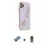 MARSİLYAN™- iPhone 11 Pro Max Kılıf Nova Işık Prime - Siyah Joko Magic 5D Hayalet Cam + Shine Kamera Lens Koruma Cam - MI