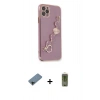 MARSİLYAN™- iPhone 11 Pro Max Kılıf Nova Işık Prime - Siyah Joko Magic 5D Hayalet Cam + Shine Kamera Lens Koruma Cam - SH