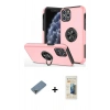 MARSİLYAN™- iPhone 11 Pro Max Kılıf Odak Form Prime - Siyah 6D Mat Seramik Hayalet Nano Ekran Koruyucu + Metal Kamera Lens Koruma Cam - AKYL